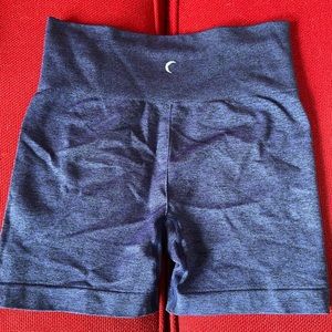 Zyia Dark navy seamless hustle shorts